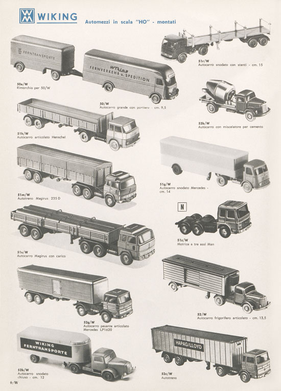 Rivarossi Catalogo accessori treno modello 1969-1970