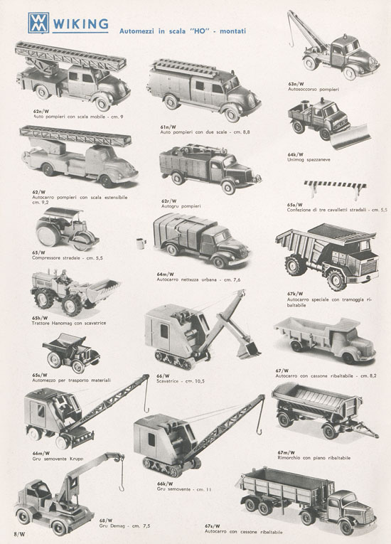 Rivarossi Catalogo accessori treno modello 1969-1970