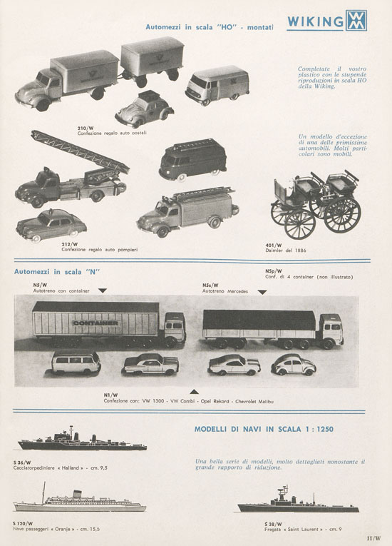 Rivarossi Catalogo accessori treno modello 1969-1970