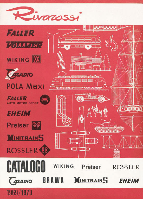 Rivarossi Catalogo accessori treno modello 1969-1970