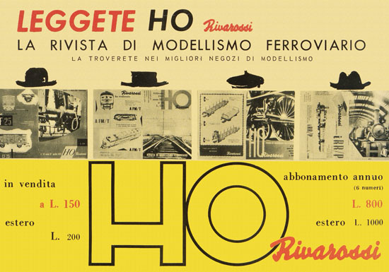 Rivarossi catalogo 1958