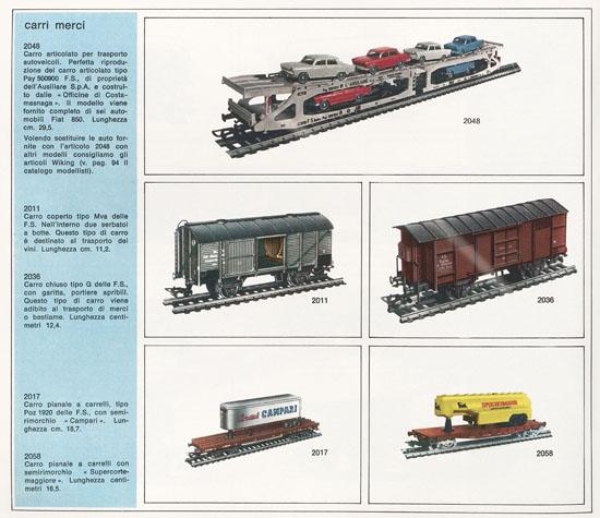 Rivarossi catalogo 1971-1972