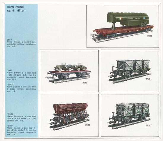 Rivarossi catalogo 1971-1972