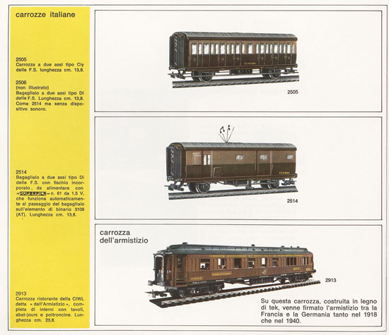 Rivarossi catalogo 1971-1972