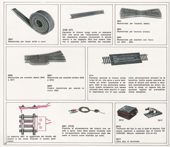 Rivarossi catalogo 1971-1972