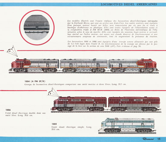 Rivarossi Catalogue 1962-1963