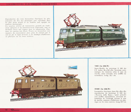 Rivarossi Catalogue 1962-1963