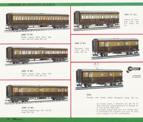 Rivarossi Catalogue 1962-1963