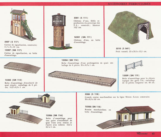 Rivarossi Catalogue 1962-1963