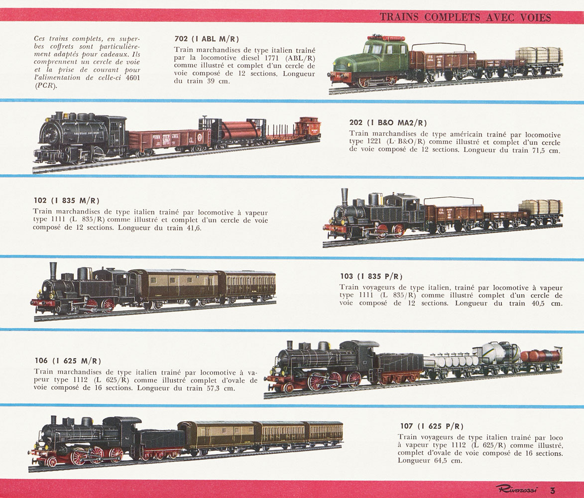 conradantiquario Katalogarchiv Rivarossi Catalogue 19621963