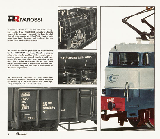 Rivarossi catalogue 1970-1971