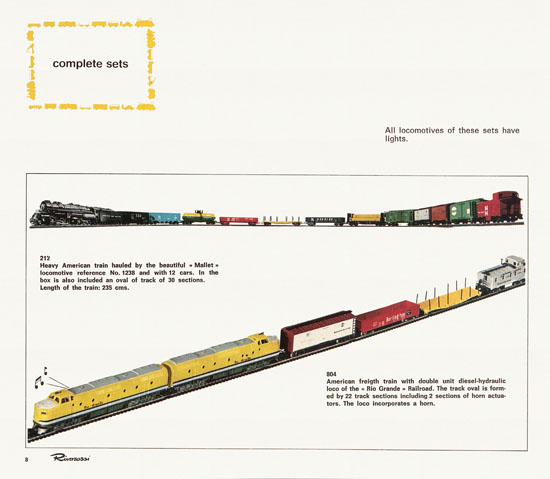 Rivarossi catalogue 1970-1971