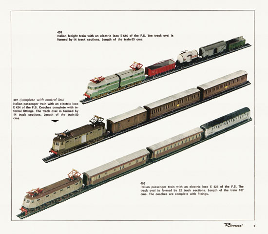 Rivarossi catalogue 1970-1971