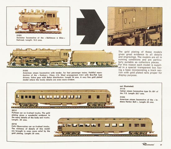 Rivarossi catalogue 1970-1971