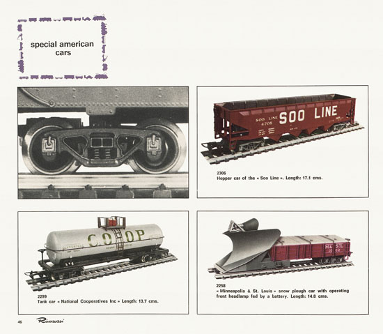 Rivarossi catalogue 1970-1971