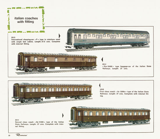 Rivarossi catalogue 1970-1971