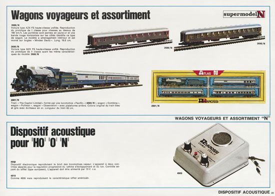 Rivarossi catalogue nouveautes 1975