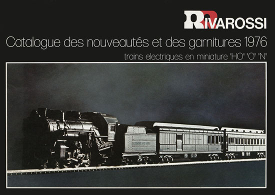 Rivarossi Catalogue des nouveautés et des garnitures 1976