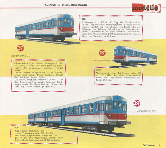 Rivarossi Katalog 1964-1965