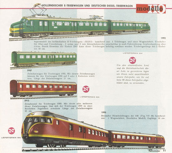 Rivarossi Katalog 1964-1965