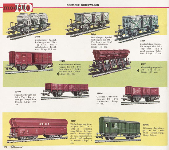 Rivarossi Katalog 1964-1965