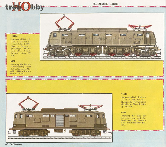 Rivarossi Katalog 1964-1965