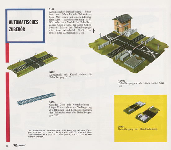 Rivarossi Katalog 1967-1968