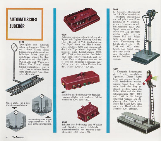 Rivarossi Katalog 1967-1968