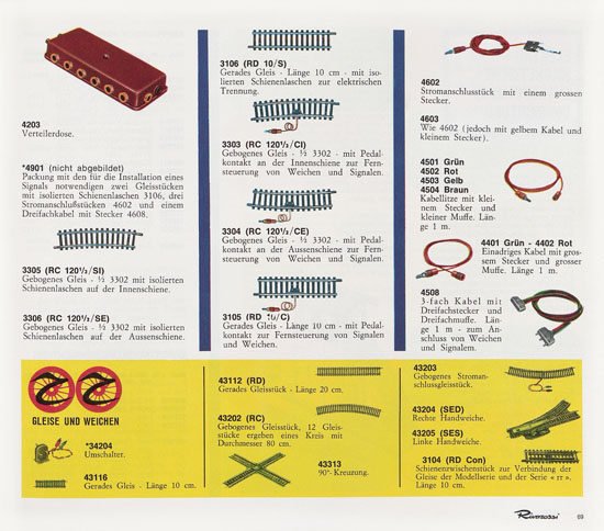 Rivarossi Katalog 1967-1968