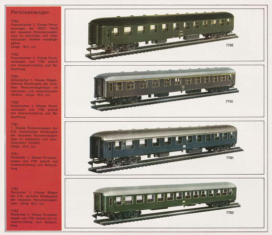 Rivarossi Katalog 1971-1972