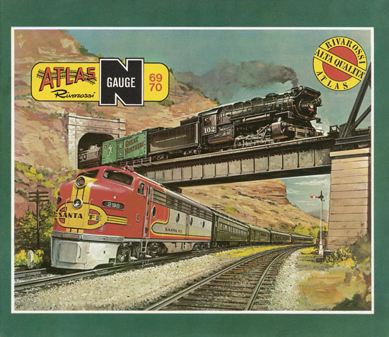 Rivarossi Atlas N-Gauge catalog 1969-1970