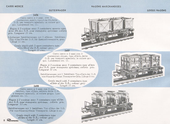 Rivarossi Neuheiten 1962