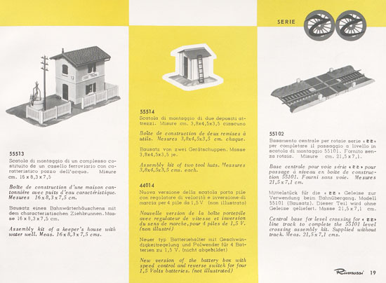 Rivarossi Neuheiten 1962