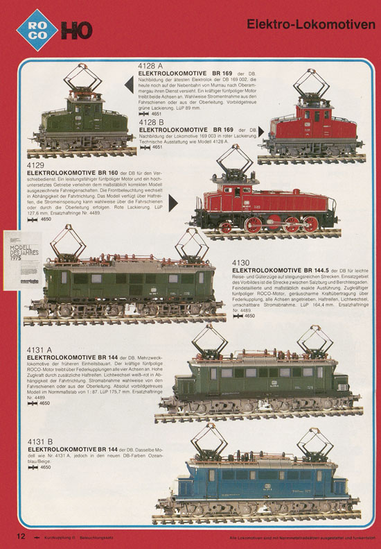 Roco International Katalog 1979