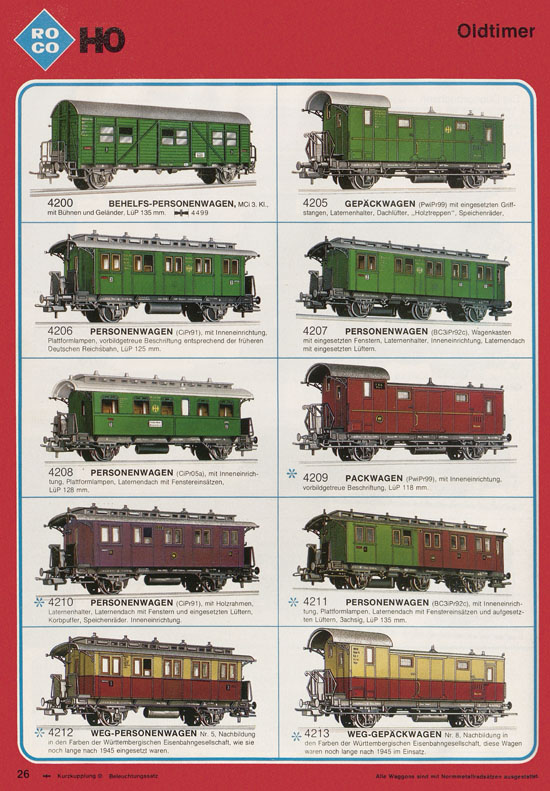 Roco International Katalog 1979