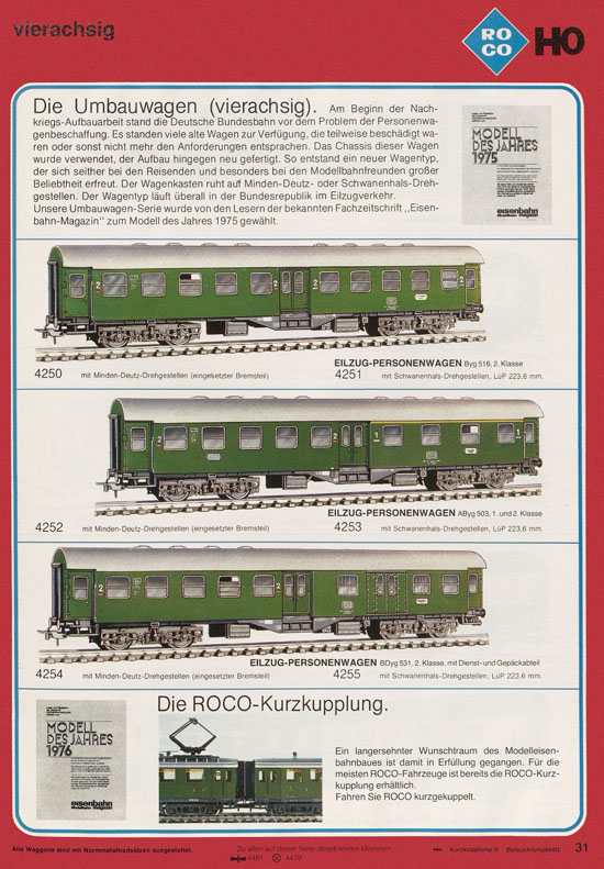 Angekommen! 3x 4yg Umbauwagen (Roco) 31