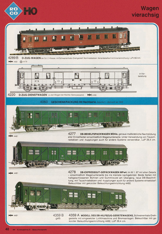 Roco International Katalog 1979