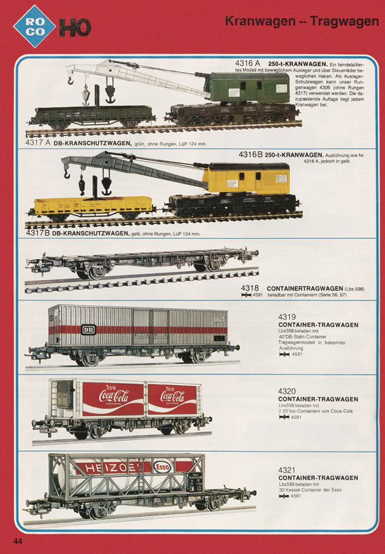 Roco International Katalog 1979