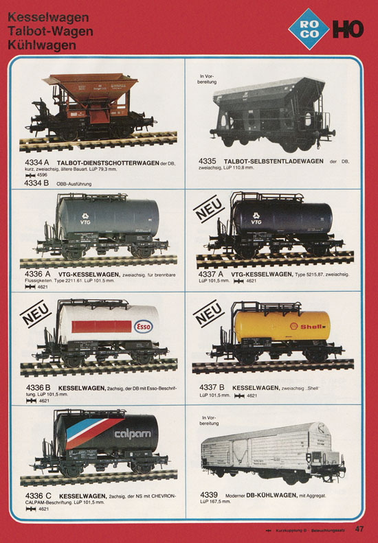 Roco International Katalog 1979