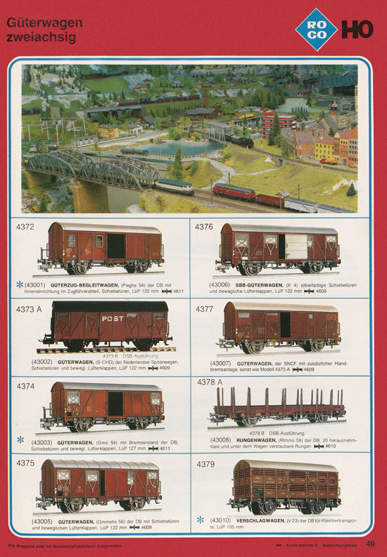 Roco International Katalog 1979