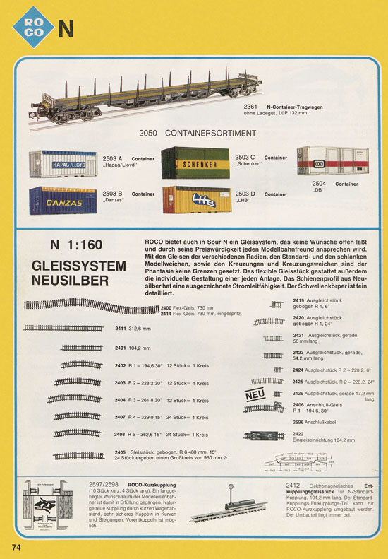 Roco International Katalog 1979