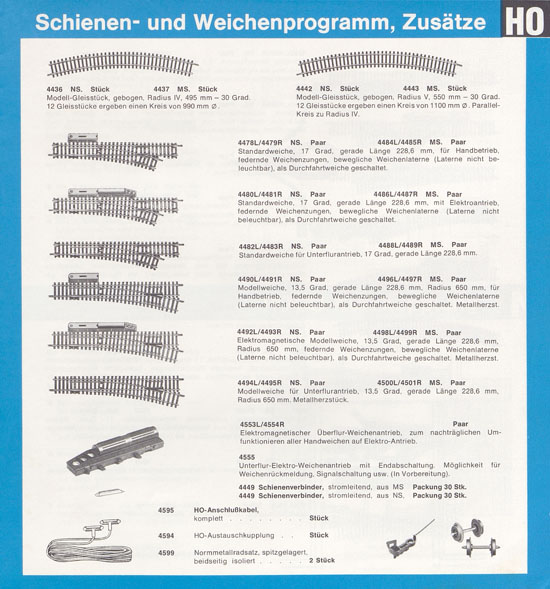 ROCO Katalog 1973