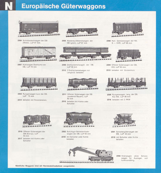 ROCO Katalog 1973