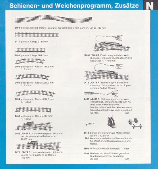 ROCO Katalog 1973