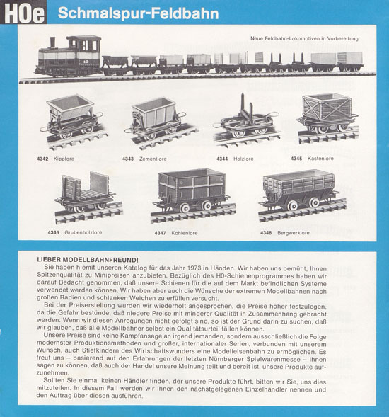 ROCO Katalog 1973