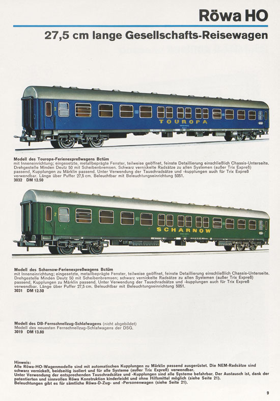 Röwa Katalog 1969-1970