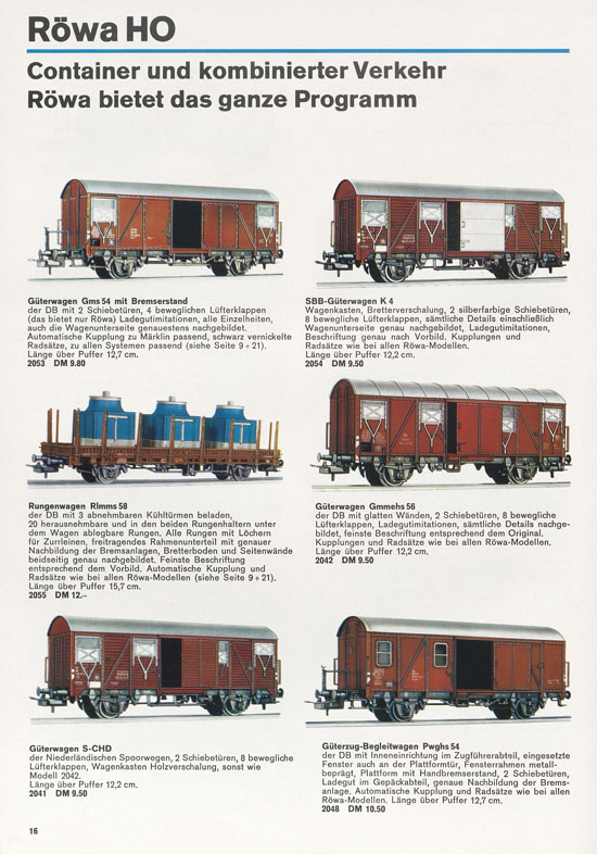 Röwa Katalog 1969-1970