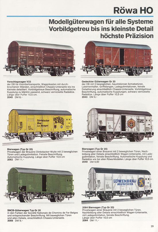 Röwa Katalog 1972-1973