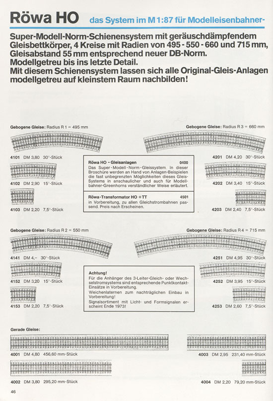 Röwa Katalog 1972-1973