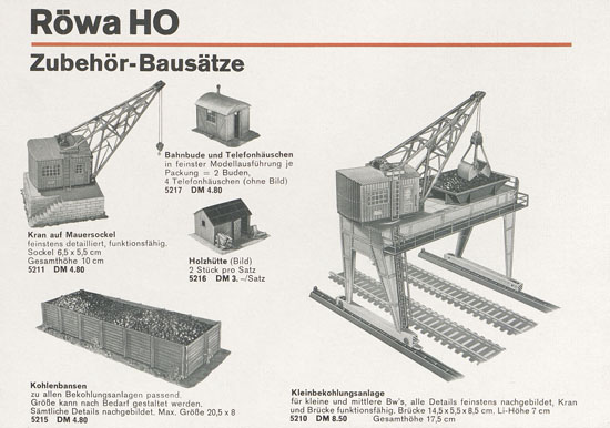 Röwa Neuheiten 1970